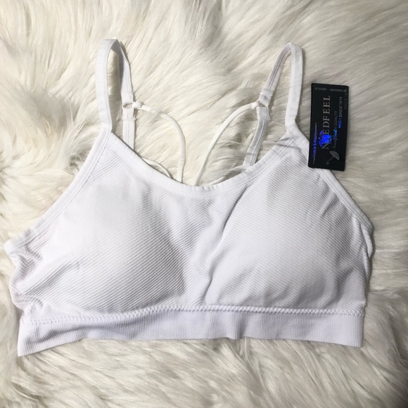 Plus Size Ribbed Cage Bras - Picture 2 of 6